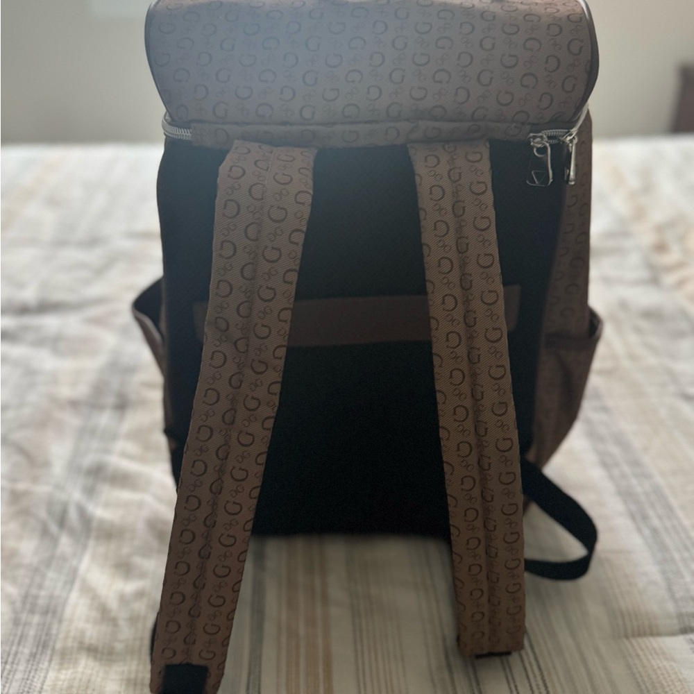 Guess Monogram Brown Backpack - Picture 3 of 4